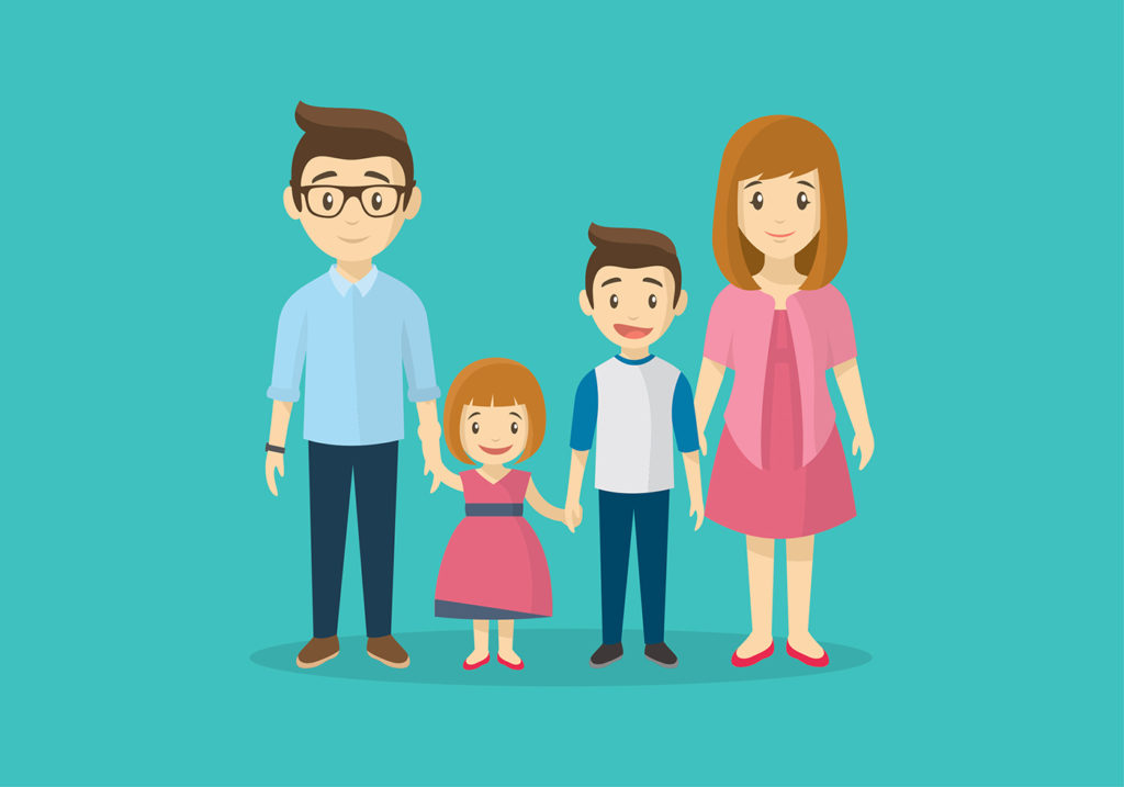membros da família em inglês