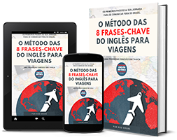foto do ebook o método das 8 frases-chave do inglês para viagem em formato tablet, celular e livro